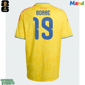 Colombia Rafael Santos Borre #19 Replika Hjemmebanetrøje VM 2026 Kortærmet